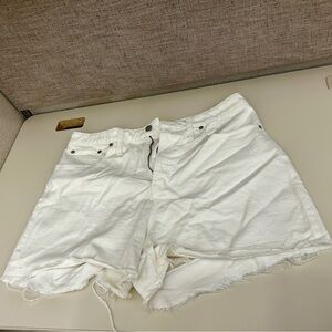 Madewell Curvy High Rise Denim Shorts